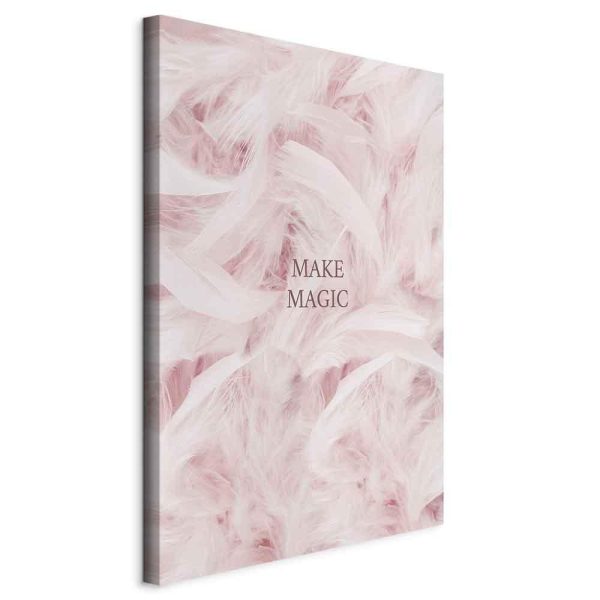 Tableau - Pink Feathers (1 Part) Vertical Tableau - Pink Feathers (1 Part) Vertical