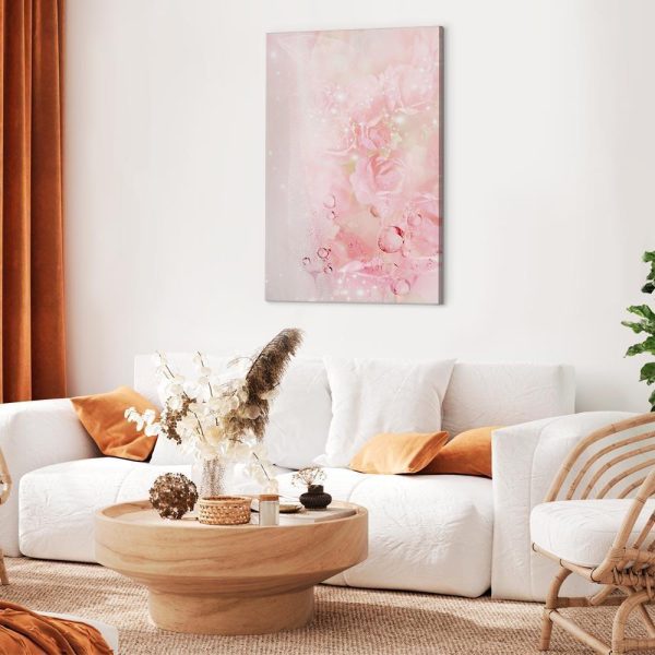 Tableau - Pink Nature (1 Part) Vertical