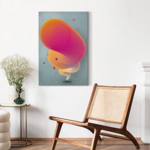 Tableau - Pink Streak (1 Part) Vertical