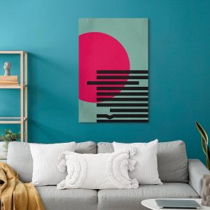 Tableau - Pink Sun (1 Part) Vertical