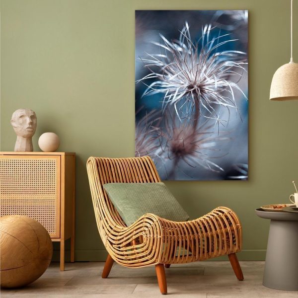 Tableau - Plant in Blues (1 Part) Vertical