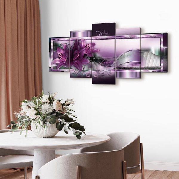 Tableau - Purple Lilies