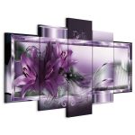 Tableau - Purple Lilies