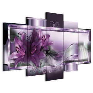 Tableau - Purple Lilies