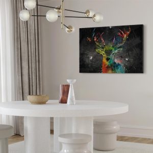 Tableau - Rainbow Deer (1 Part) Wide