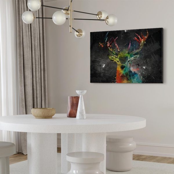 Tableau - Rainbow Deer (1 Part) Wide