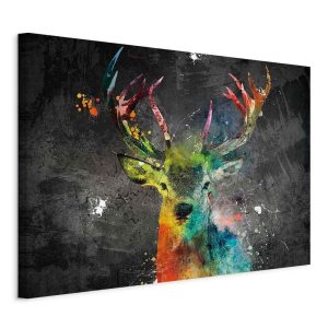 Tableau - Rainbow Deer (1 Part) Wide