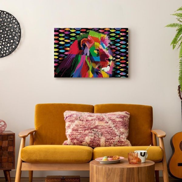 Tableau - Rainbow Lion (1 Part) Wide