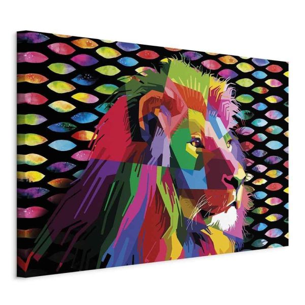Tableau - Rainbow Lion (1 Part) Wide Tableau - Rainbow Lion (1 Part) Wide