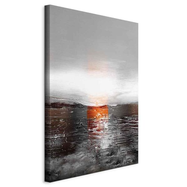 Tableau - Reflection of Colors (1-part) - Sunset in Painted Abstract Background Tableau - Reflection of Colors (1-part) - Sunset in Painted Abstract Background