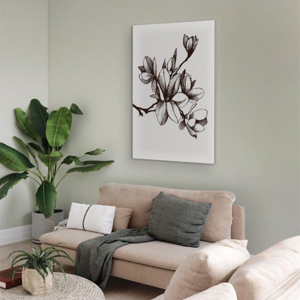 Tableau - Renaissance Magnolias (1 Part) Vertical
