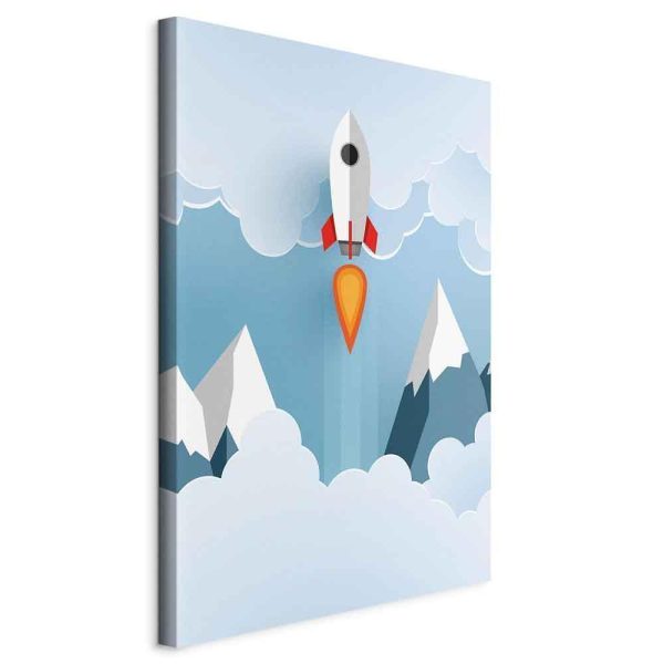 Tableau - Rocket in the Clouds (1 Part) Vertical Tableau - Rocket in the Clouds (1 Part) Vertical