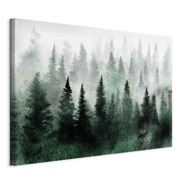 Tableau - Scandinavian Foggy Forest (1 Part) Wide Tableau - Scandinavian Foggy Forest (1 Part) Wide