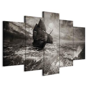 Tableau - Ship in a storm