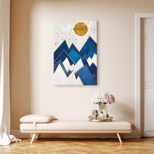 Tableau - Snowy Peaks (1 Part) Vertical