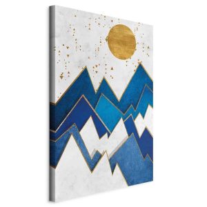 Tableau - Snowy Peaks (1 Part) Vertical