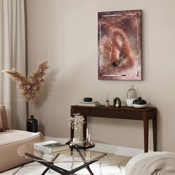 Tableau - Space Flamingo (1 Part) Vertical
