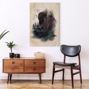 Tableau - Stately Buffalo (1 Part) Vertical