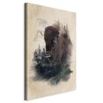 Tableau - Stately Buffalo (1 Part) Vertical