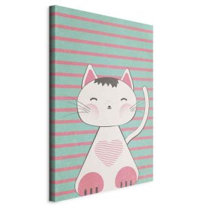 Tableau - Striped Kitten (1 Part) Vertical