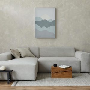Tableau - Sun Over Mountains (1 Part) Vertical