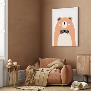Tableau - Teddy Bear in Bow Tie (1 Part) Vertical