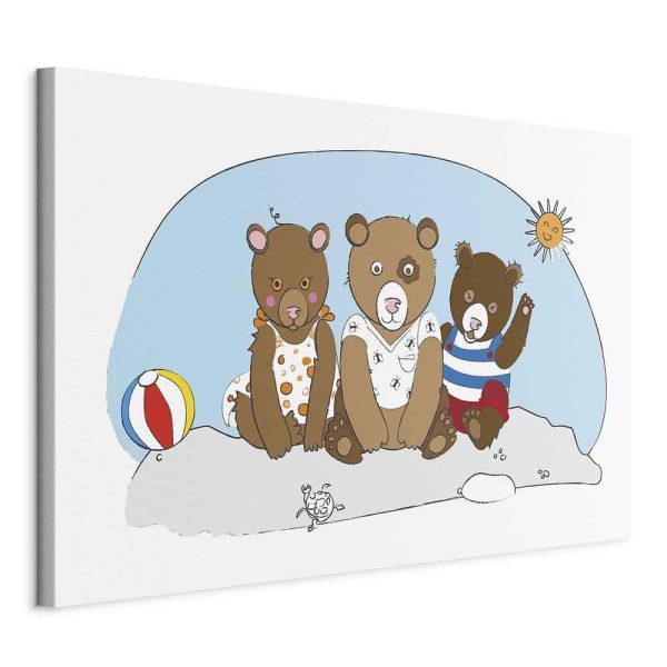 Tableau - Teddy Bears on the Beach (1 Part) Wide Tableau - Teddy Bears on the Beach (1 Part) Wide