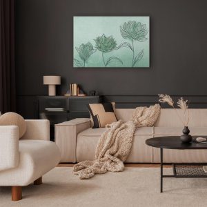 Tableau - Three Flowers (1 Part) Wide