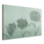 Tableau - Three Flowers (1 Part) Wide