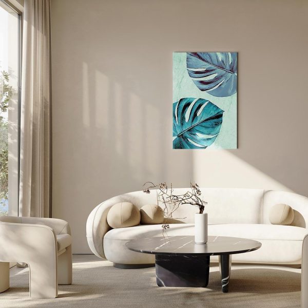 Tableau - Tropical Turquoise (1 Part) Vertical
