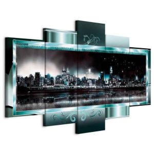 Tableau - Turquoise New York: Starry Night