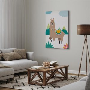 Tableau - Unusual Lama (1 Part) Vertical