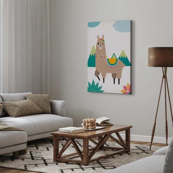 Tableau - Unusual Lama (1 Part) Vertical