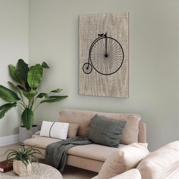 Tableau - Vintage Bicycle (1 Part) Vertical