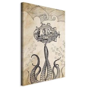 Tableau - Vintage Submarine (1 Part) Vertical