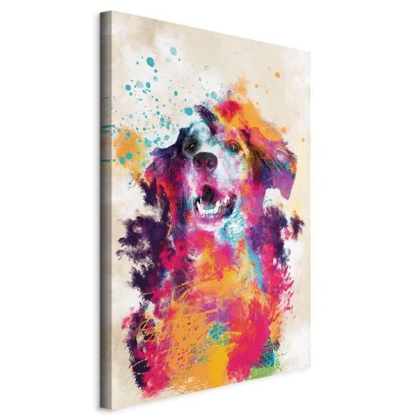 Tableau - Watercolor Dog (1 Part) Vertical Tableau - Watercolor Dog (1 Part) Vertical