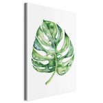 Tableau - Watercolor Monstera (1 Part) Vertical