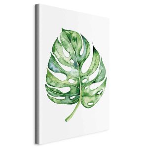 Tableau - Watercolor Monstera (1 Part) Vertical