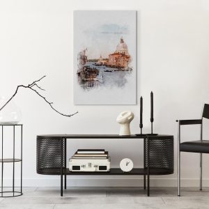 Tableau - Watercolour Venice (1 Part) Vertical