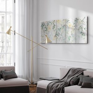 Tableau - Waterfall of Roses (5 Parts) Narrow - Second Variant
