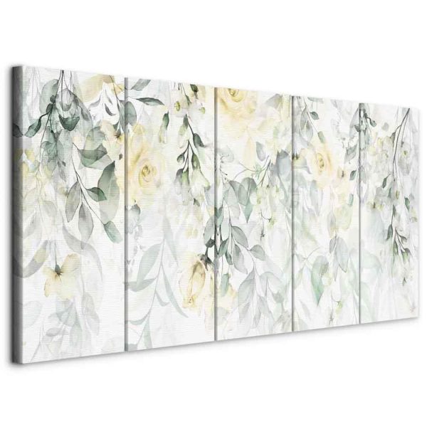 Tableau - Waterfall of Roses (5 Parts) Narrow - Second Variant Tableau - Waterfall of Roses (5 Parts) Narrow - Second Variant
