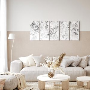 Tableau - Waterfall of Roses (5 Parts) Narrow - Third Variant