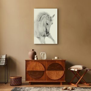 Tableau - White Horse (1 Part) Vertical