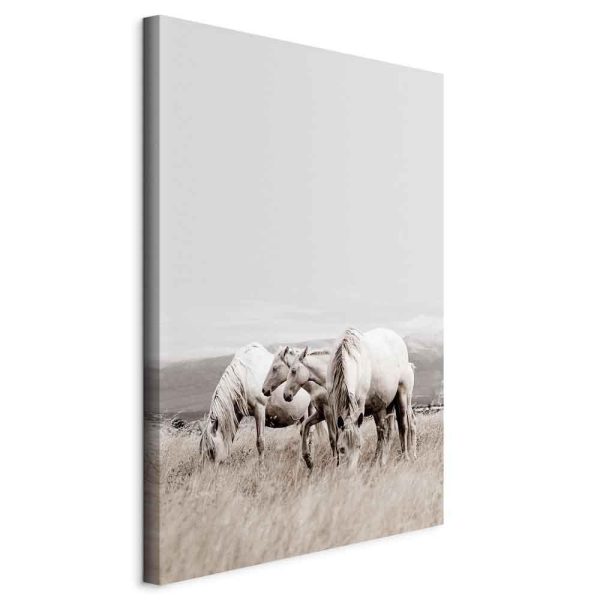 Tableau - White Horses (1 Part) Vertical Tableau - White Horses (1 Part) Vertical