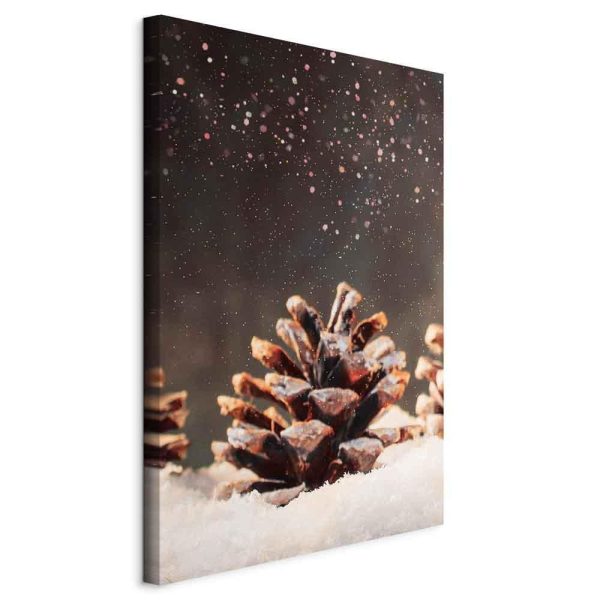 Tableau - Winter Pine Cone (1 Part) Vertical Tableau - Winter Pine Cone (1 Part) Vertical