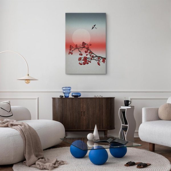 Tableau - Winter Rose (1 Part) Vertical