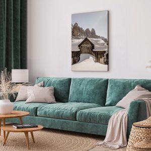 Tableau - Winter in the Dolomites (1 Part) Vertical