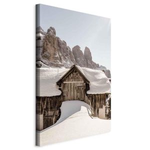 Tableau - Winter in the Dolomites (1 Part) Vertical