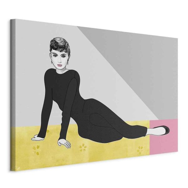 Tableau - Woman in Pastel Hue (1-part) - Film-Inspired Pop Art Tableau - Woman in Pastel Hue (1-part) - Film-Inspired Pop Art