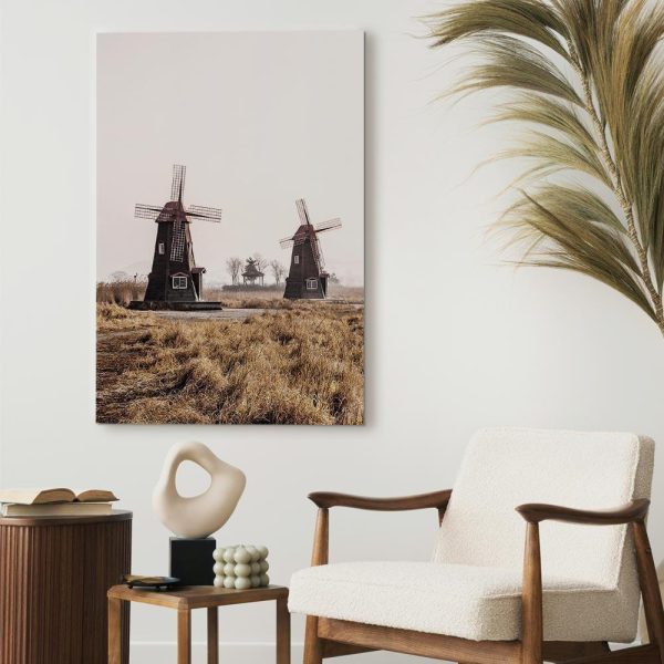 Tableau - Wooden Windmill (1 Part) Vertical